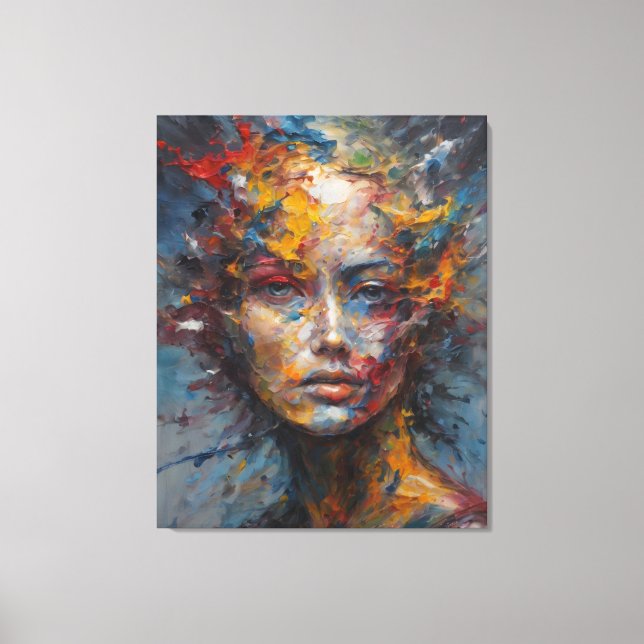 Impressão Em Tela O Multiverso na Sua Cabeça (Frente)