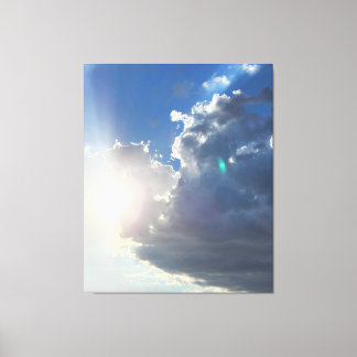 Impressão Em Tela O nascer do sol na foto das nuvens