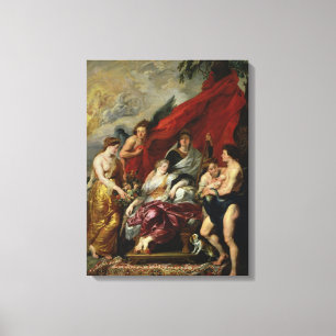 Impressão Em Tela O nascimento de Louis XIII em Fontainebleau