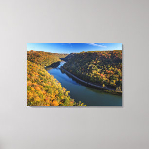 Impressão Em Tela O New River Gorge no Hawks Nest State Park