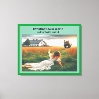 Impressão Em Tela O Novo Mundo de Christina