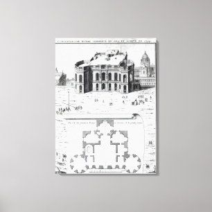 Impressão Em Tela O obervatório real em Paris, 1741