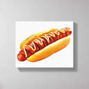 Impressão Em Tela O orgulho gay artístico do Hotdog do SlipperyJoe 