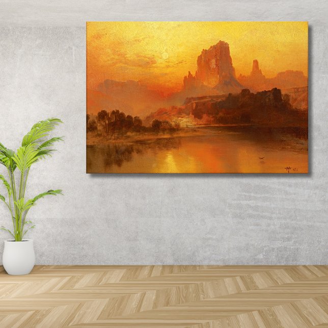 Impressão Em Tela O Ouro, Moran, 1875 (Criador carregado)