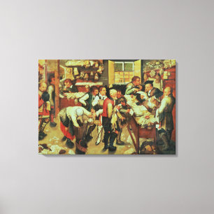 Impressão Em Tela O pagamento dos Tithes (óleo em canvas)