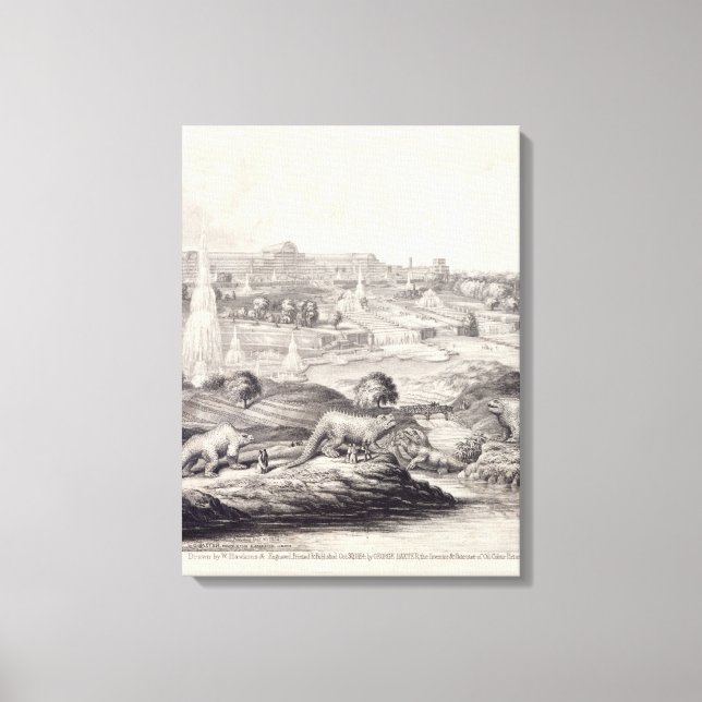 Impressão Em Tela O Palácio Cristal (Frente)