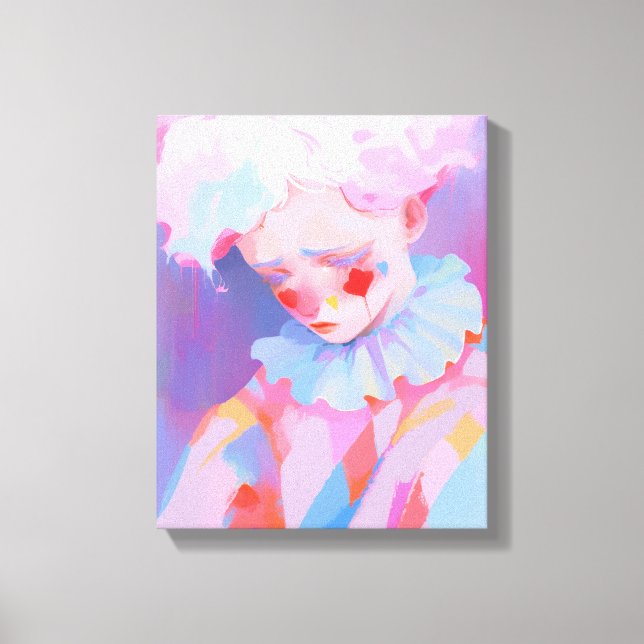 Impressão Em Tela O Palhaço Rosa do Solitário (Frente)