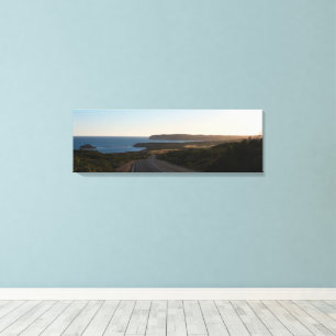 Impressão Em Tela O panorama da paisagem costeira em estrada até ao