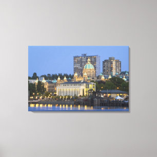 Impressão Em Tela O Parlamento em Buliding se acendeu no interior