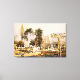 Impressão Em Tela O Parterre nos jardins em Wilton, o assento de