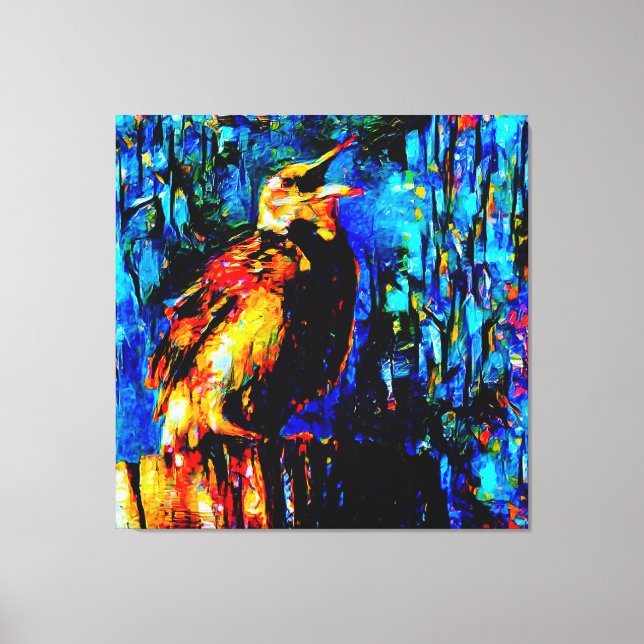 Impressão Em Tela O pássaro Solitário 2 (Frente)