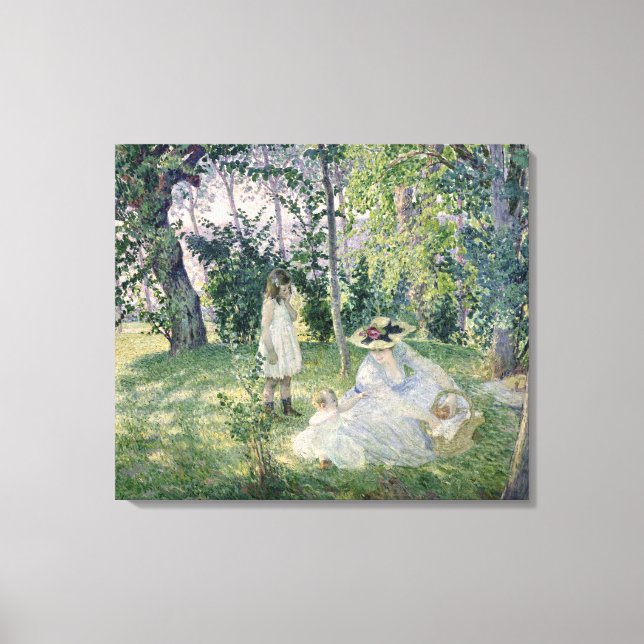 Impressão Em Tela O Picnic, 1903 (Frente)