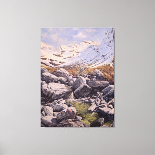 Impressão Em Tela O Poder das Montanhas e Rochas: Arte de Parede