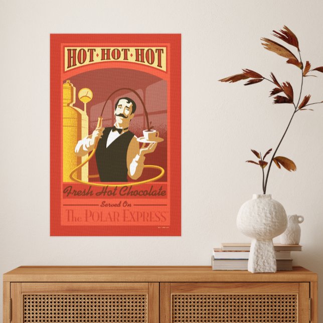 Impressão Em Tela O Polar Express | Arte venosa com chocolate quente (Criador carregado)