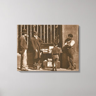 Impressão Em Tela O preto de calçados dramático, 1876-77