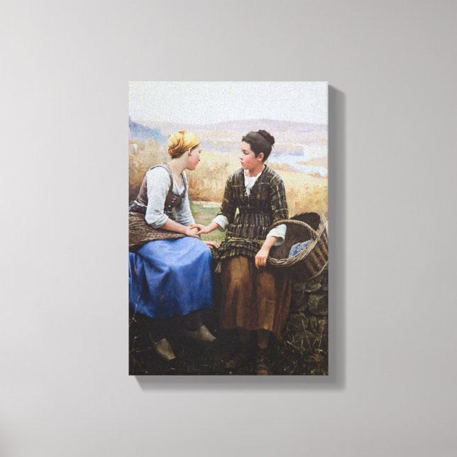 Impressão Em Tela O Primeiro Luto (Simpatia na Privação) (Frente)