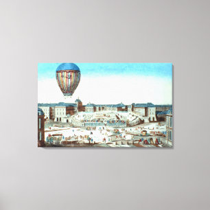 Impressão Em Tela O primeiro vôo de vagabundos do quente-ar de