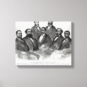Impressão Em Tela O primeiros senador e representantes coloridos
