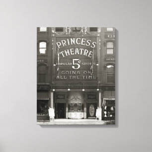 Impressão Em Tela O Princess Theatre, 1910