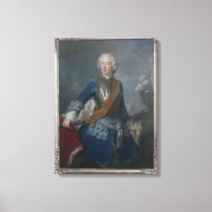 Impressão Em Tela O príncipe herdeiro Frederick II, c.1736