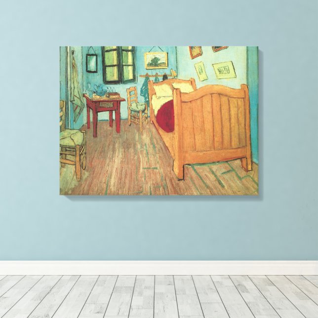 Impressão Em Tela O Quarto de Vincent em Arles (Insitu(piso de madeira))
