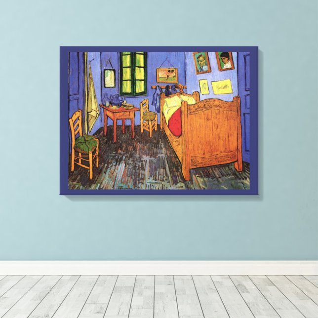 Impressão Em Tela O Quarto de Vincent em Arles (Insitu(piso de madeira))