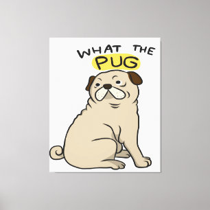 Impressão Em Tela O Que É Pug De Gordura Gota