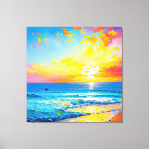 Impressão Em Tela "O que está na água".