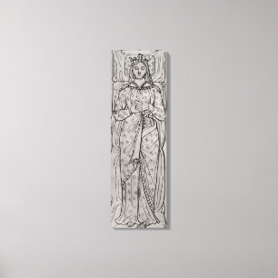 Impressão Em Tela O Recumbant Eleanor de Aquitaine