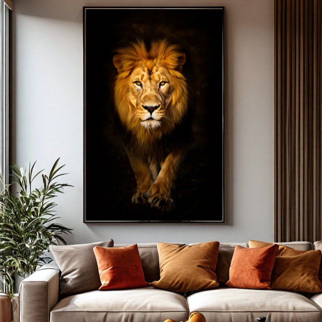 Impressão Em Tela O Rei Silencioso (Criador carregado)