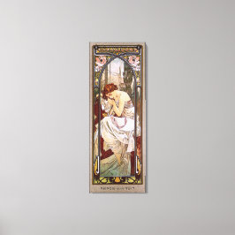 Impressão Em Tela O Resto da Noite por Alphonse Mucha