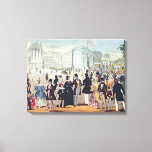 Impressão Em Tela O retorno da rainha da Casa dos Lordes, 1839 (