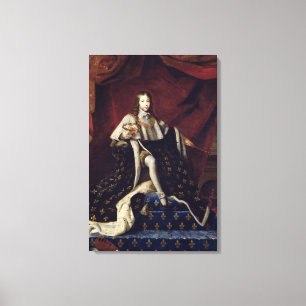 Impressão Em Tela O retrato de Louis XIV envelheceu 10, 1648