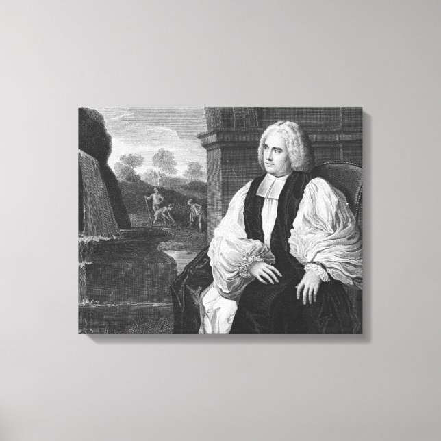 Impressão Em Tela O Reverendo Direito George Berkeley (Frente)