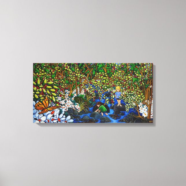 Impressão Em Tela O riacho (Frente)