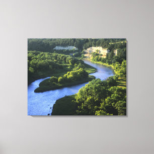 Impressão Em Tela O rio Niobrara perto de Valentine Nebraska