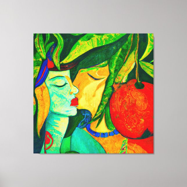 Impressão Em Tela O segredo da pintura de Mangoes II (Frente)