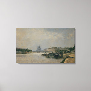 Impressão Em Tela O Seine do Quai de la Rapee