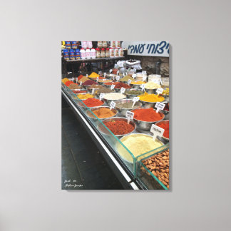 Impressão Em Tela O Shuk, Jerusalém Israel 2016