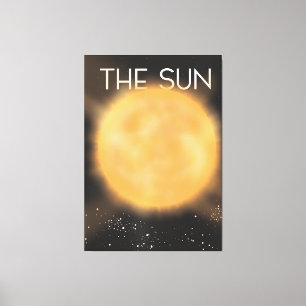 Impressão Em Tela O Sol