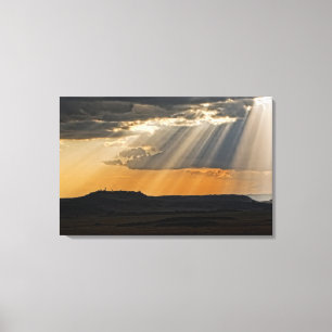 Impressão Em Tela O sol está se pondo no Masai Mara.