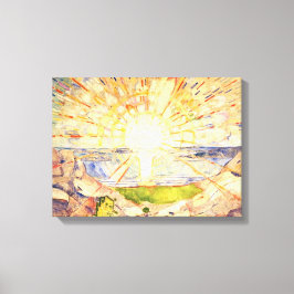 Impressão Em Tela O Sol Por Edvard Munch