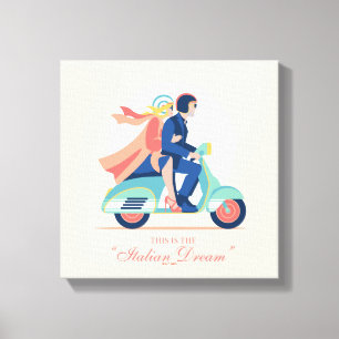 Impressão Em Tela O Sonho Italiano - O Lotus Branco