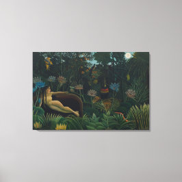 Impressão Em Tela O Sonho (Le Reve Exotique) de Henri Rousseau