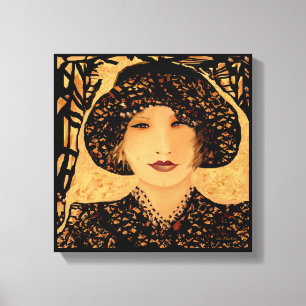 Impressão Em Tela O sorriso dentro de mim   pelo mestrado de Lin