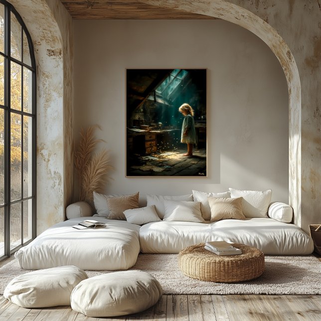 Impressão Em Tela O sótão das pequenas luzes (Criador carregado)