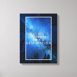Impressão Em Tela O Sucesso É Uma Viagem
