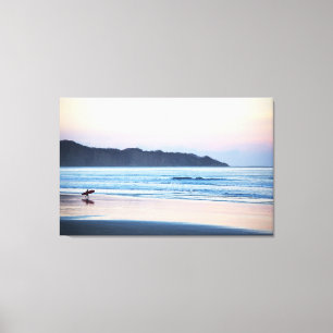 Impressão Em Tela O surfista fora para travar o último acena em