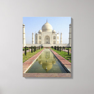Impressão Em Tela O Taj Mahal, Agra, Uttar Pradesh, Índia,