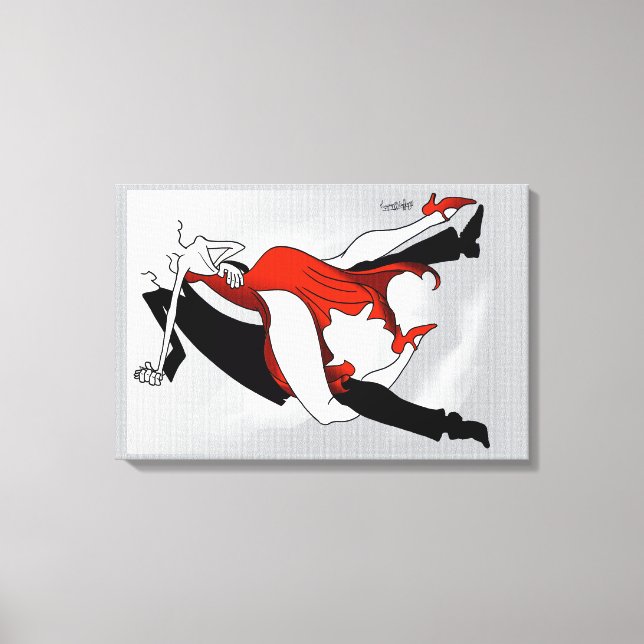 Impressão Em Tela O Tango (Frente)